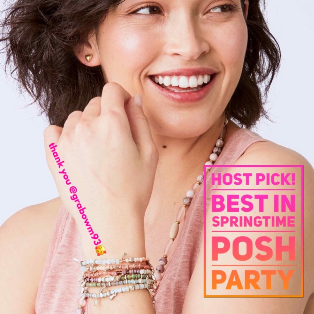 :: Stella & Dot [V] 2-in-1 Hart Versatile Bracelet/Necklace Retired